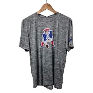 New England Patriots NFL Nike Dry Fit T Shirt Men's‎ Medium Gray